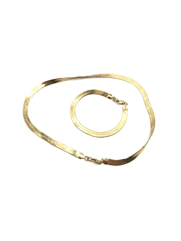 Givenchy Gold-Plated Herringbone Chain Bracelet alternative