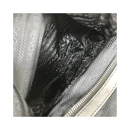 Black Leather Drawstring Backpack