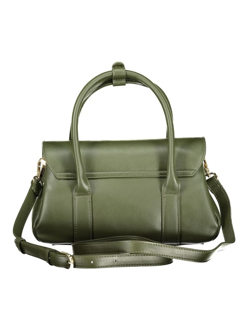 Verde Polyurethane Women Handbag