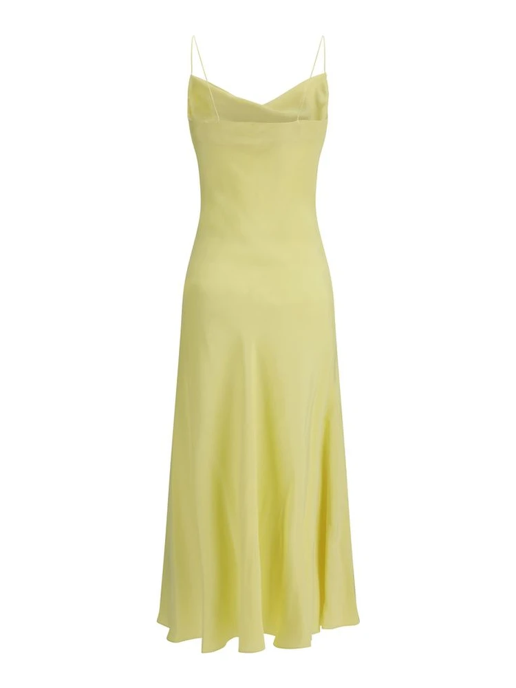 Bicolor Silk Casual Dress alternative