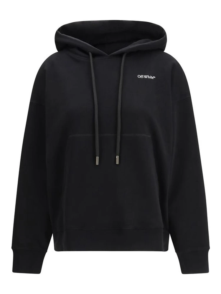 Black Cotton Sweatshirt