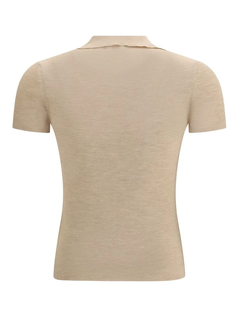 Beige Fleece Wool Shirt