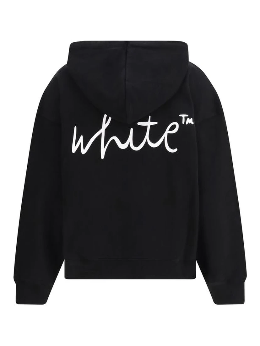 Black Cotton Sweatshirt