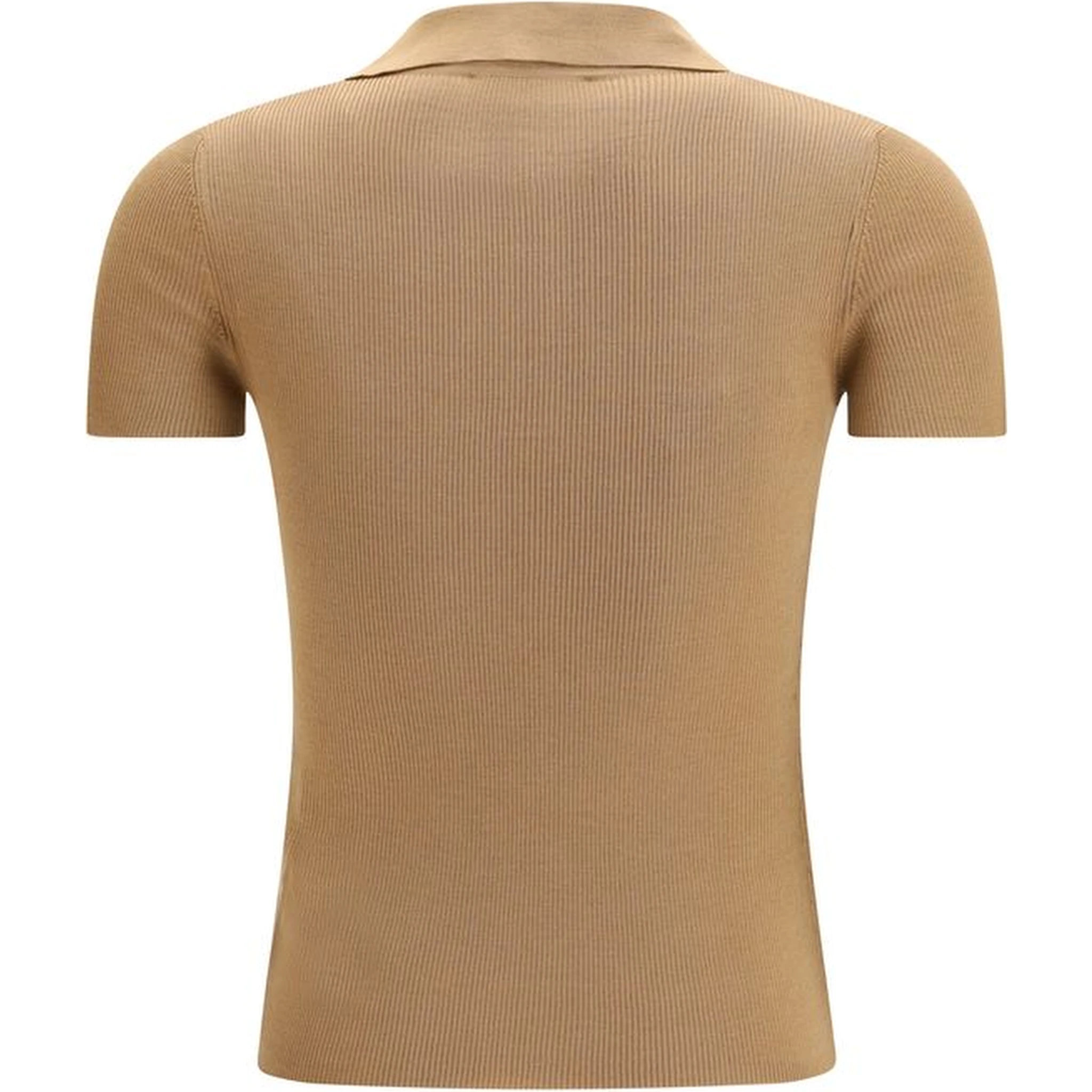 Beige Fleece Wool Dress Shirt