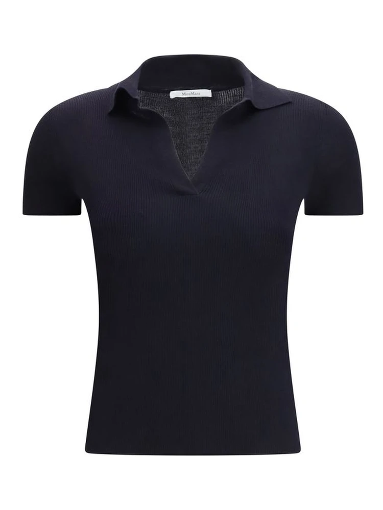 Blue Fleece Wool Dress Shirt