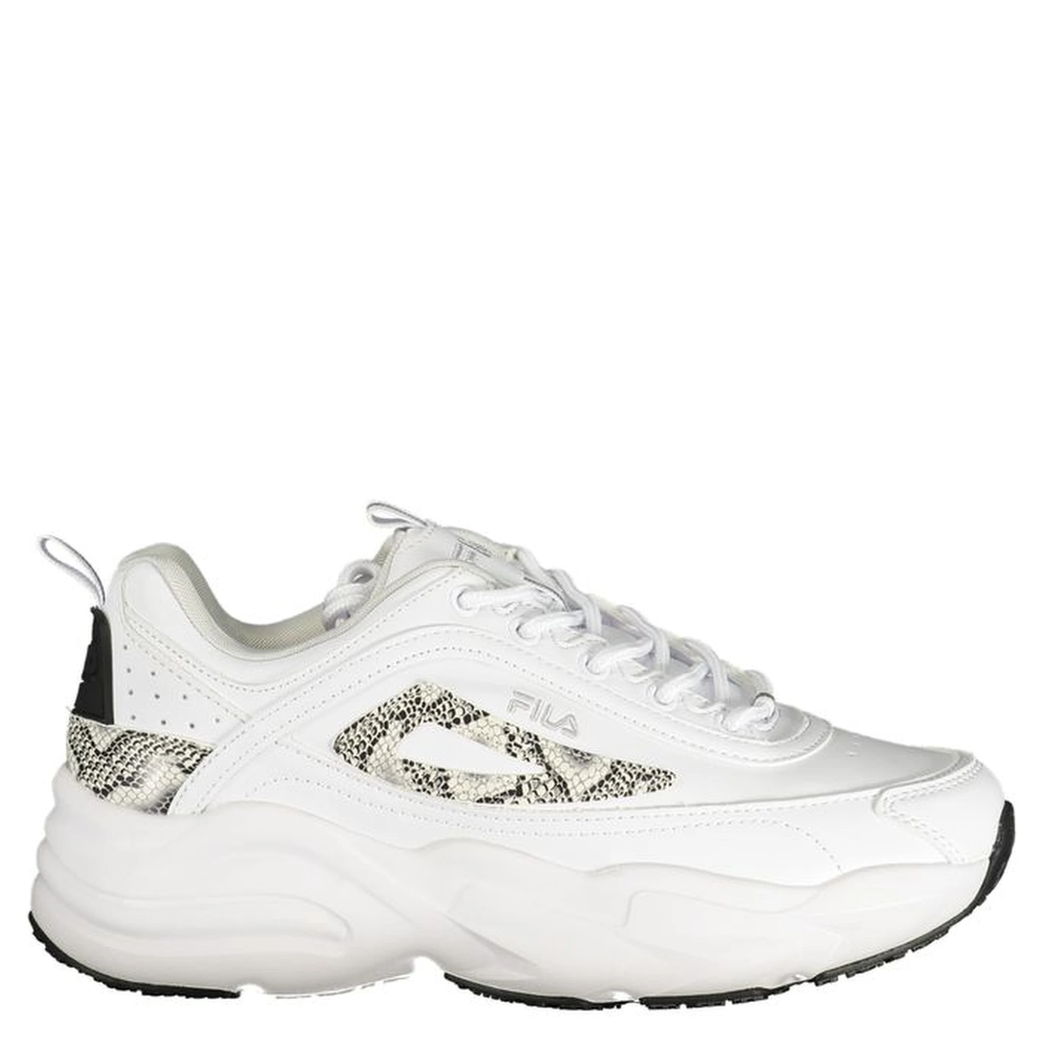 White Polyurethane Women Sneaker