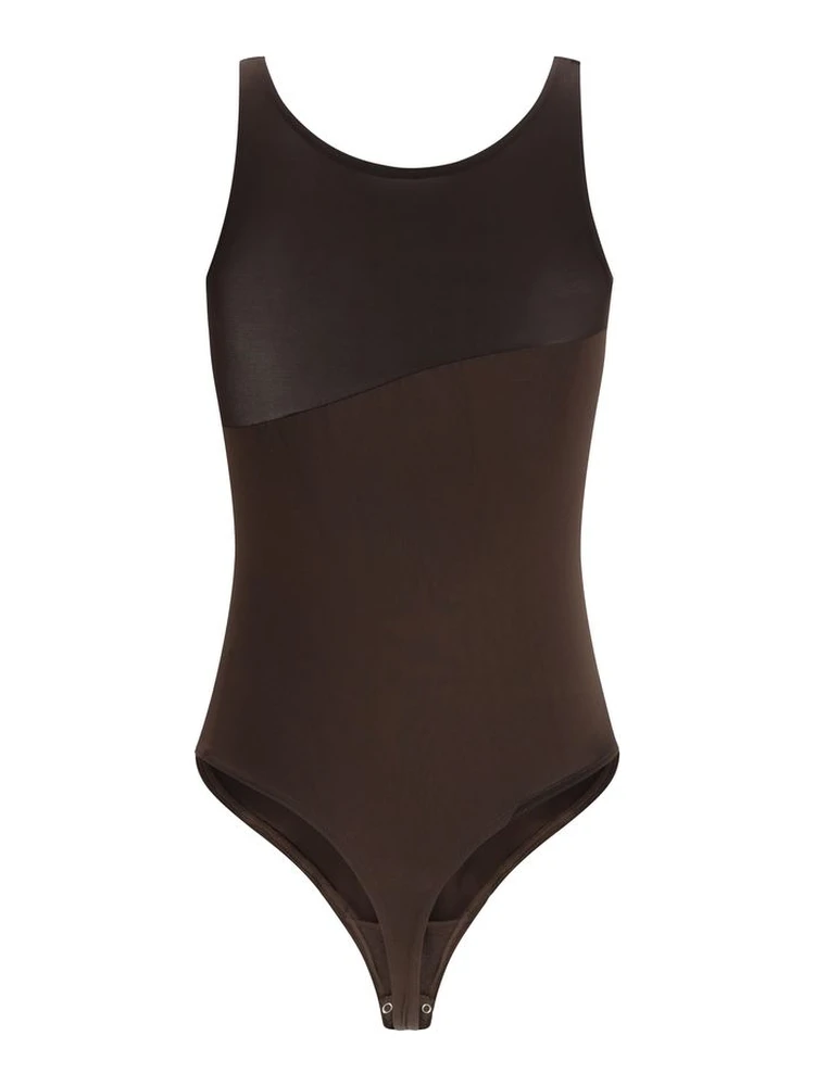 Brown Polyamide Bodysuit alternative