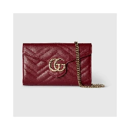 GG Marmont wallet on chain
