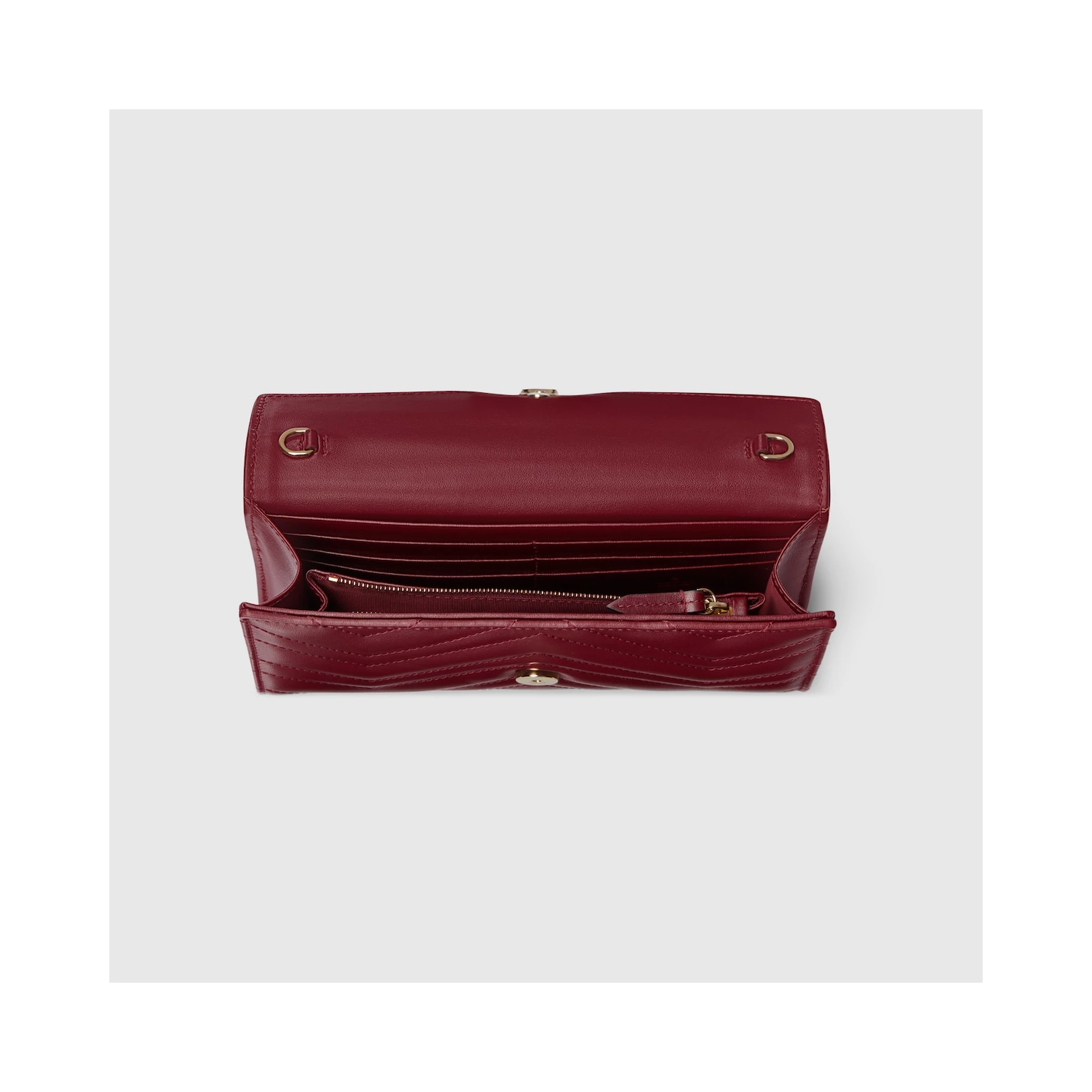 GG Marmont wallet on chain