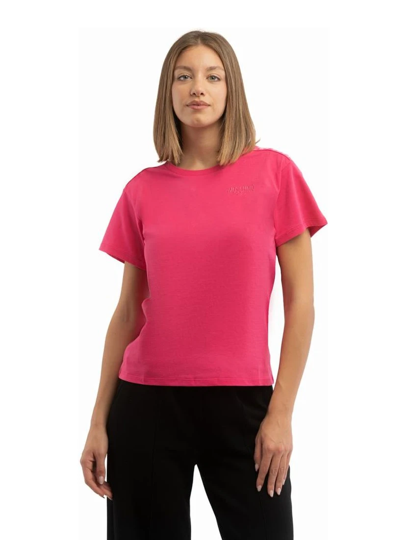 Fuchsia Cotton T-Shirt