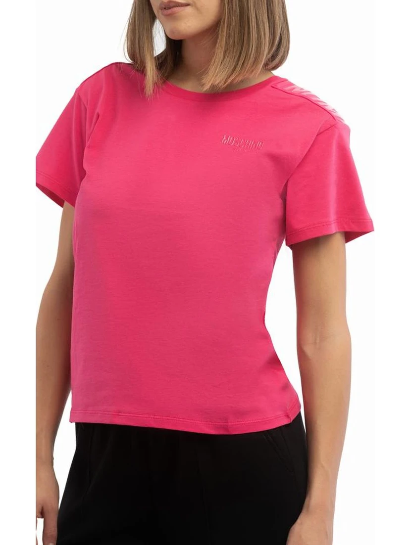 Fuchsia Cotton T-Shirt