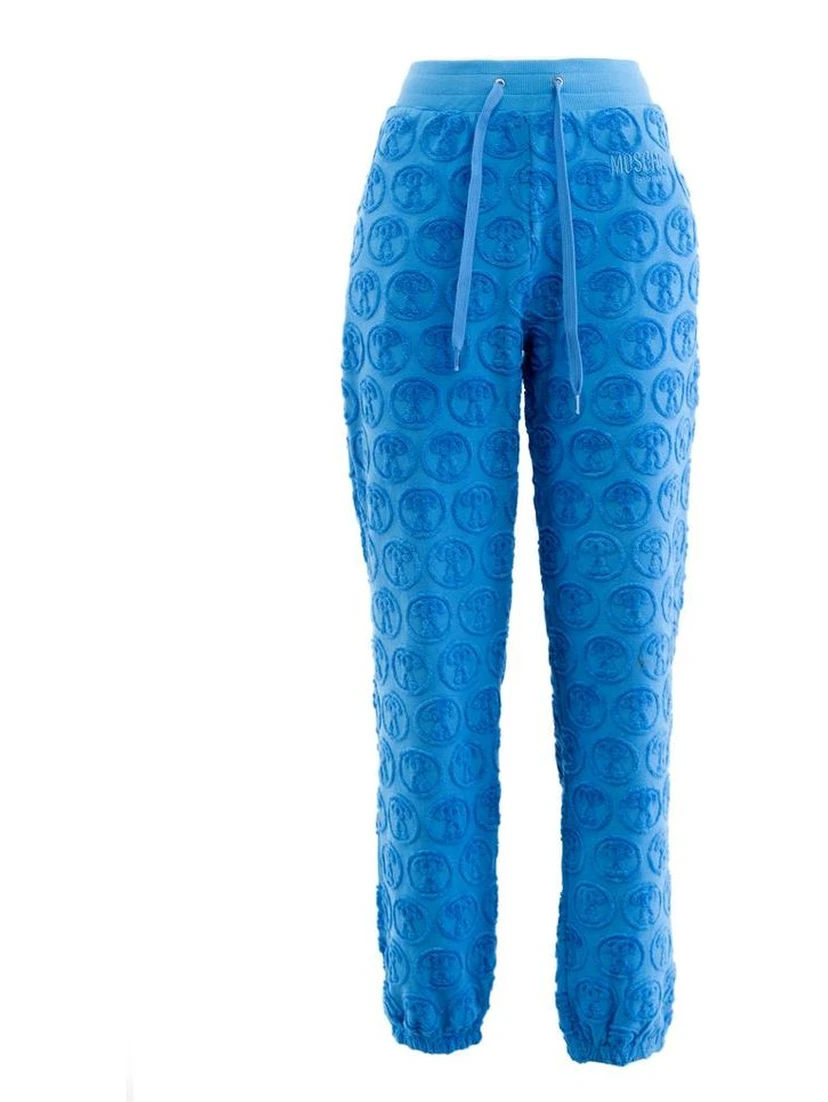 Blue Cotton Joggers (Workout Pants)