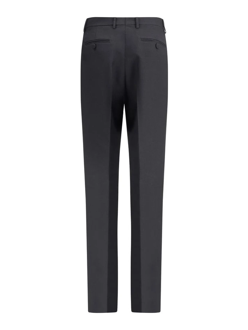 Black Wool Pants