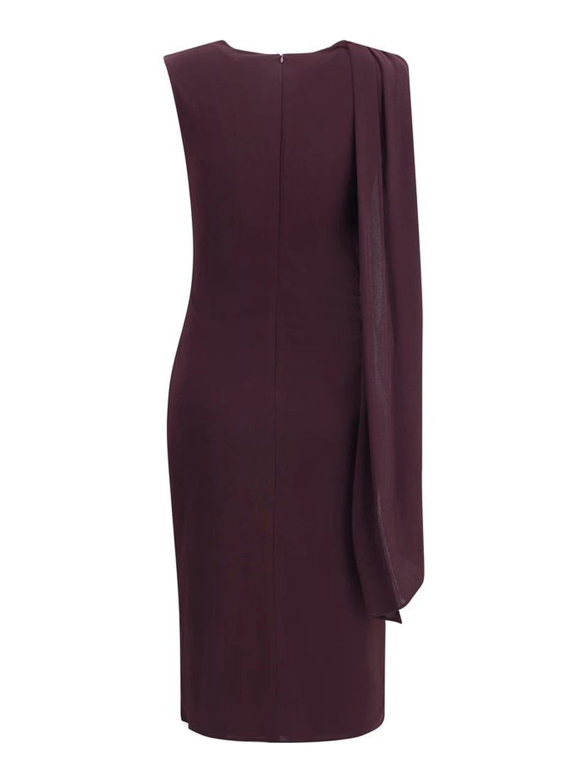 Multicolor Silk Cocktail Dress