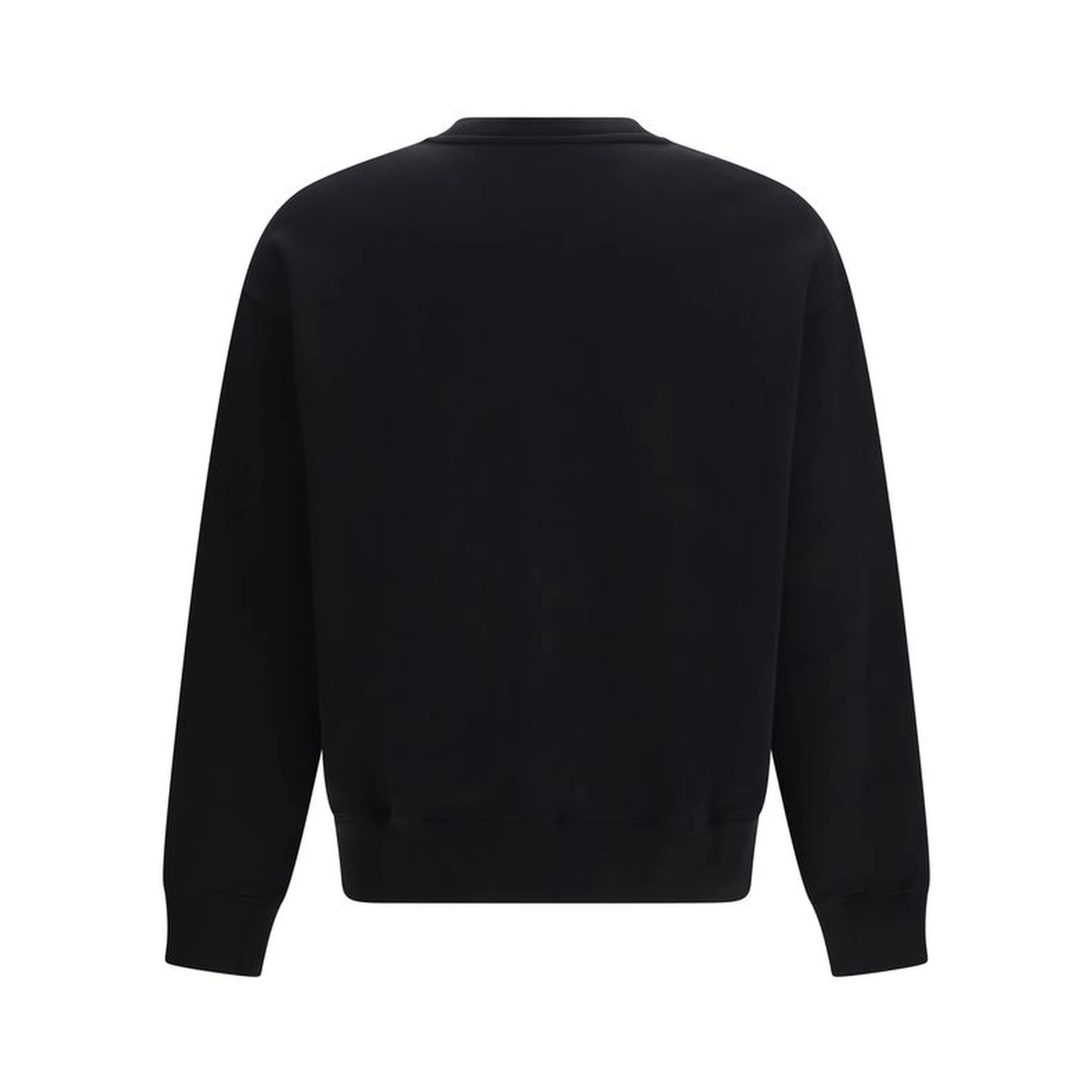 Black Cotton Sweatshirt