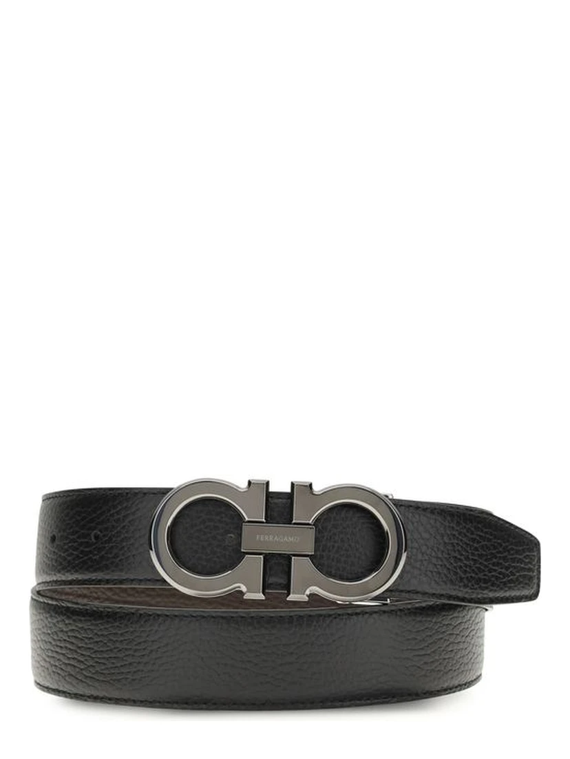Black Calf Leather Bos Taurus Regular Belt