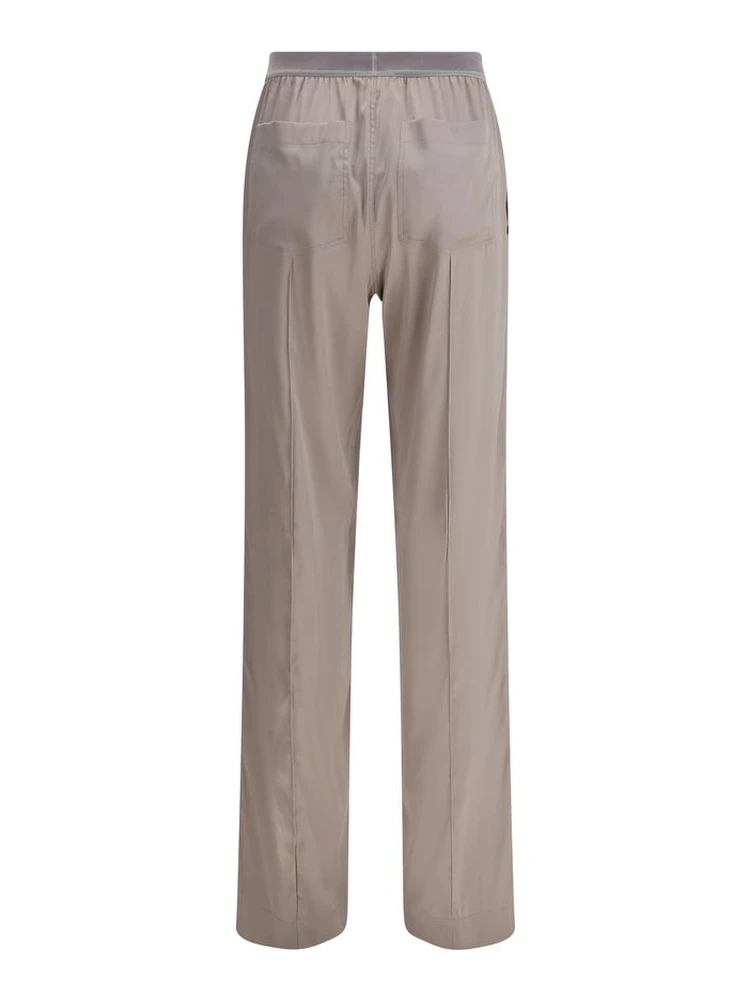Silver Elastane Casual Pants alternative