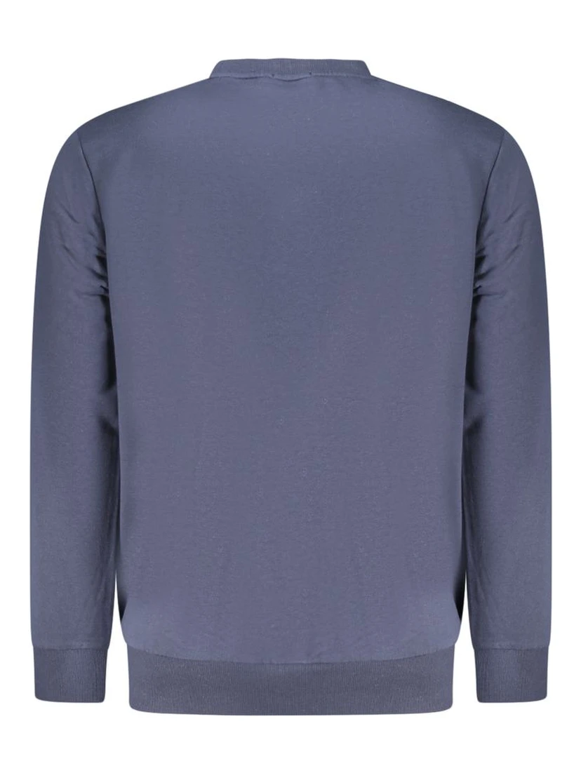 Blue Cotton Men's Sweatshirt