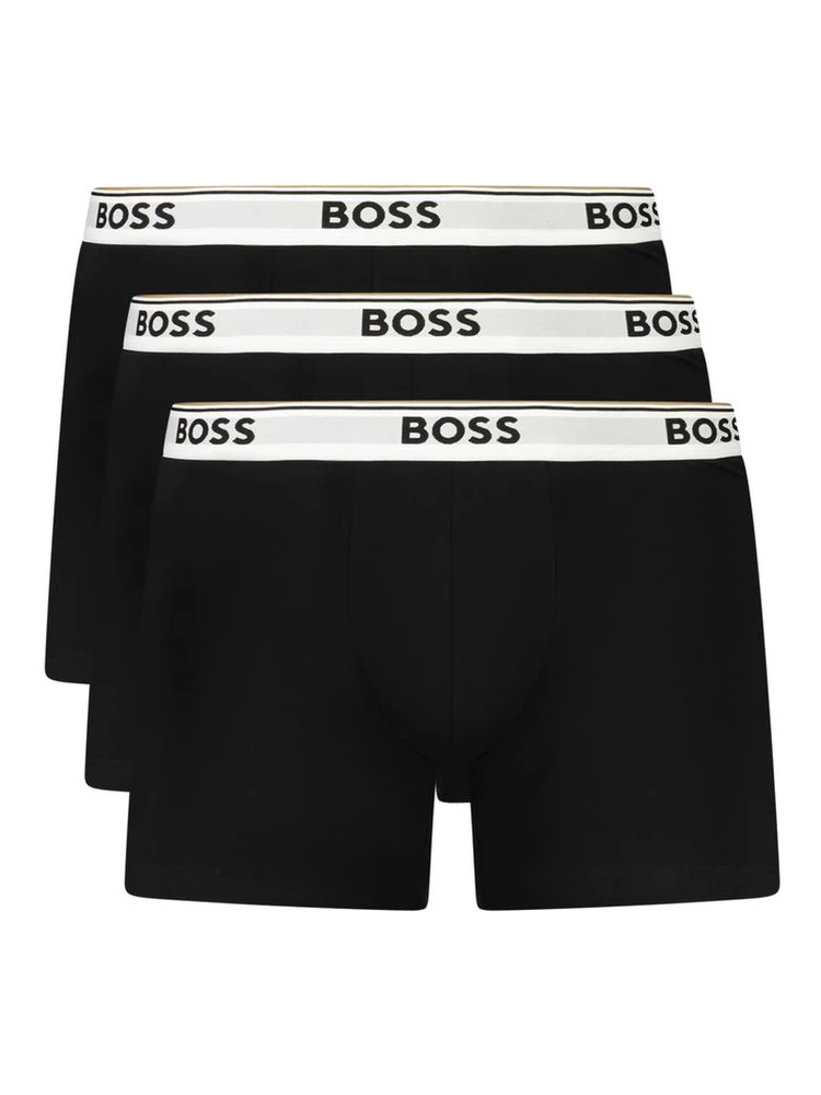 Black Cotton Men Boxer