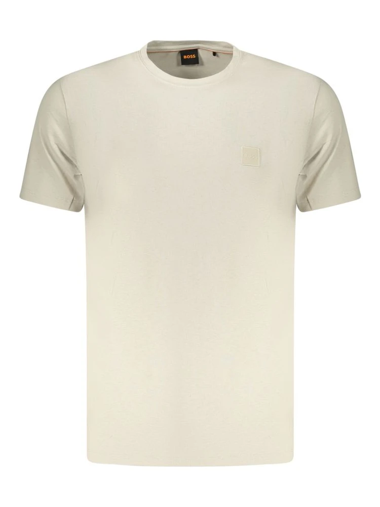 Beige Cotton T-Shirt