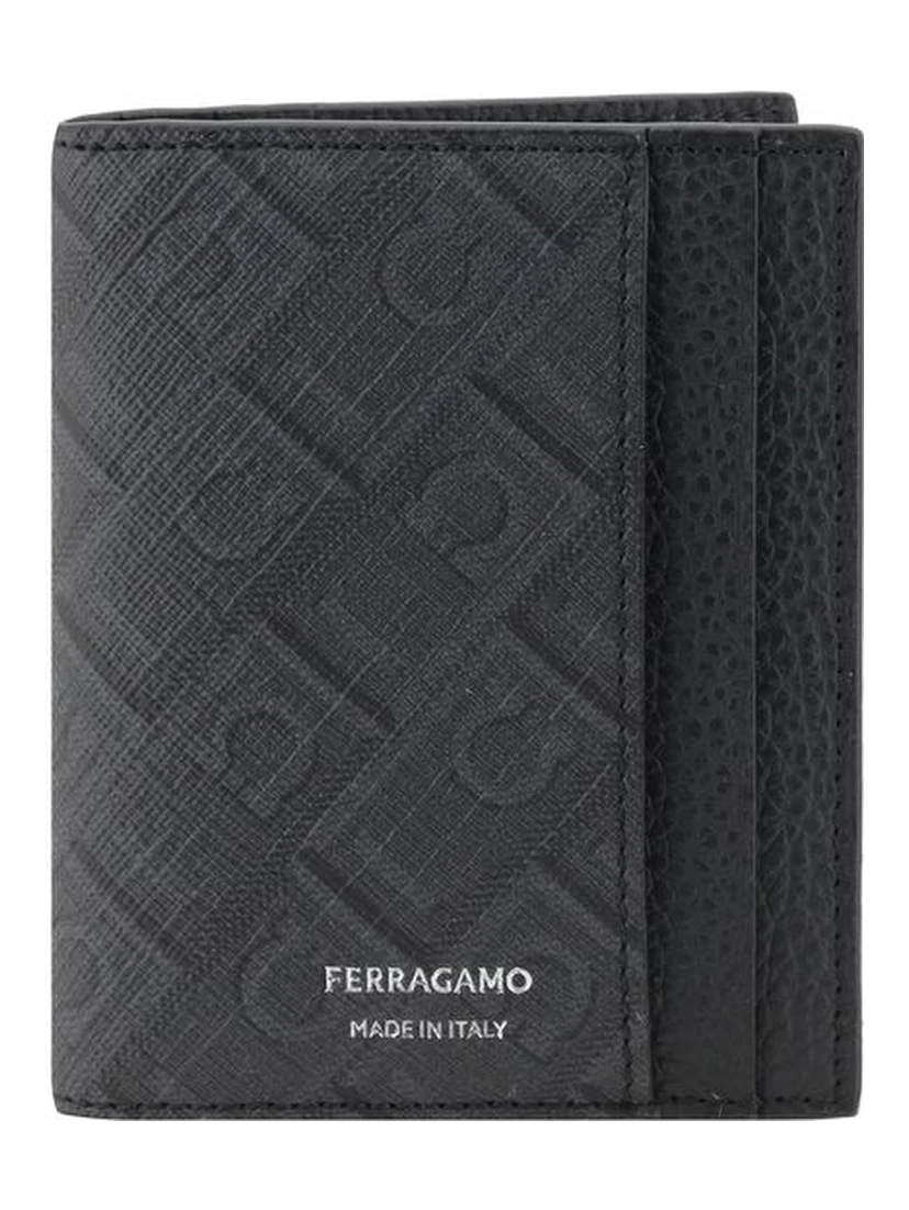 Black Calf Leather Bos Taurus Wallet