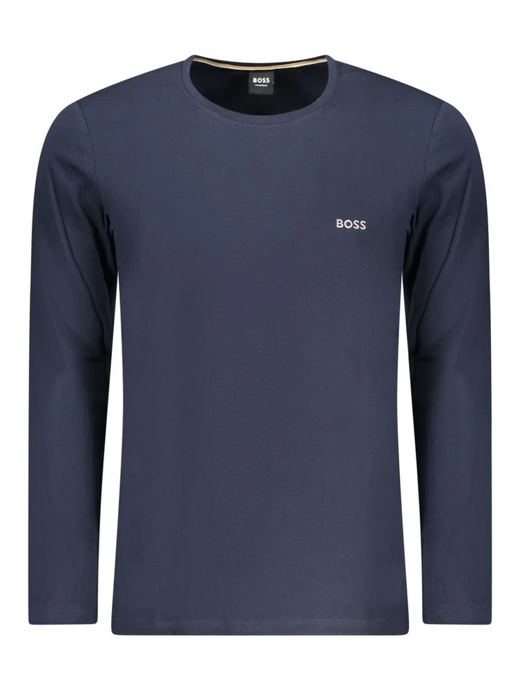 Blue Cotton Men's T-Shirt