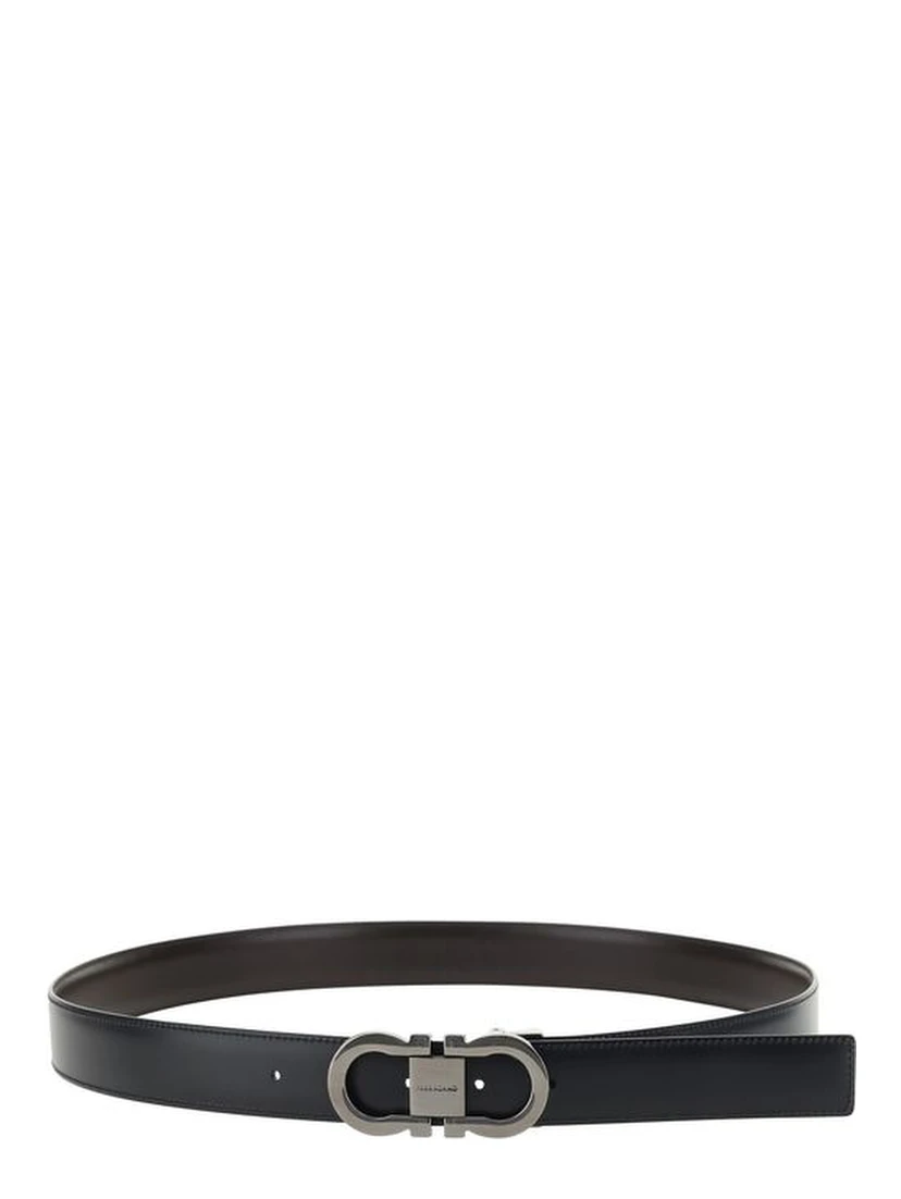 Black Calf Leather Bos Taurus Regular Belt