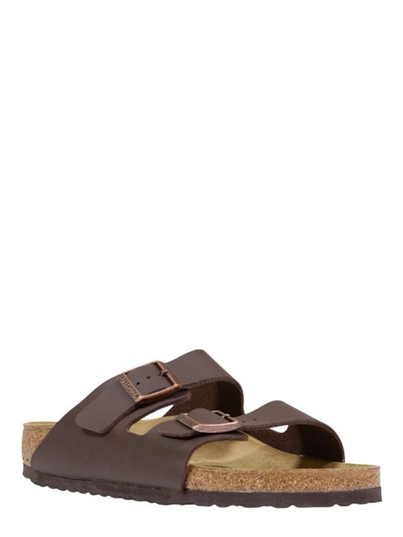 Brown Synthetic Flat Sandals