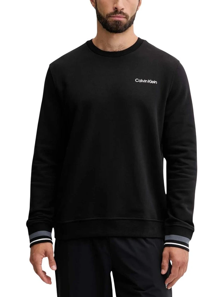 Black Cotton Sweatshirt