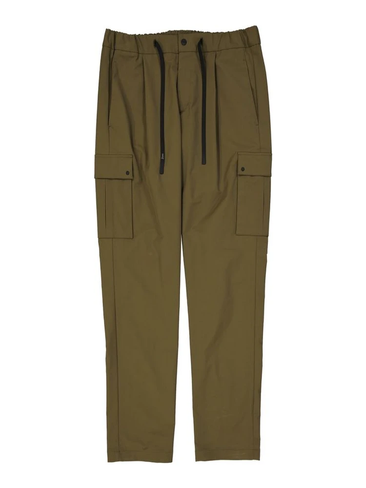 Bicolor Polyester Cargo Pants