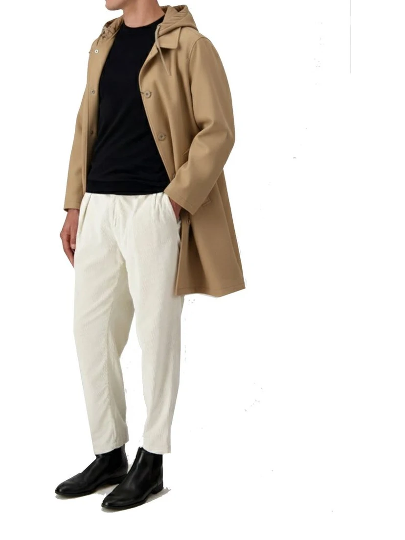 Brown Polyamide Coat