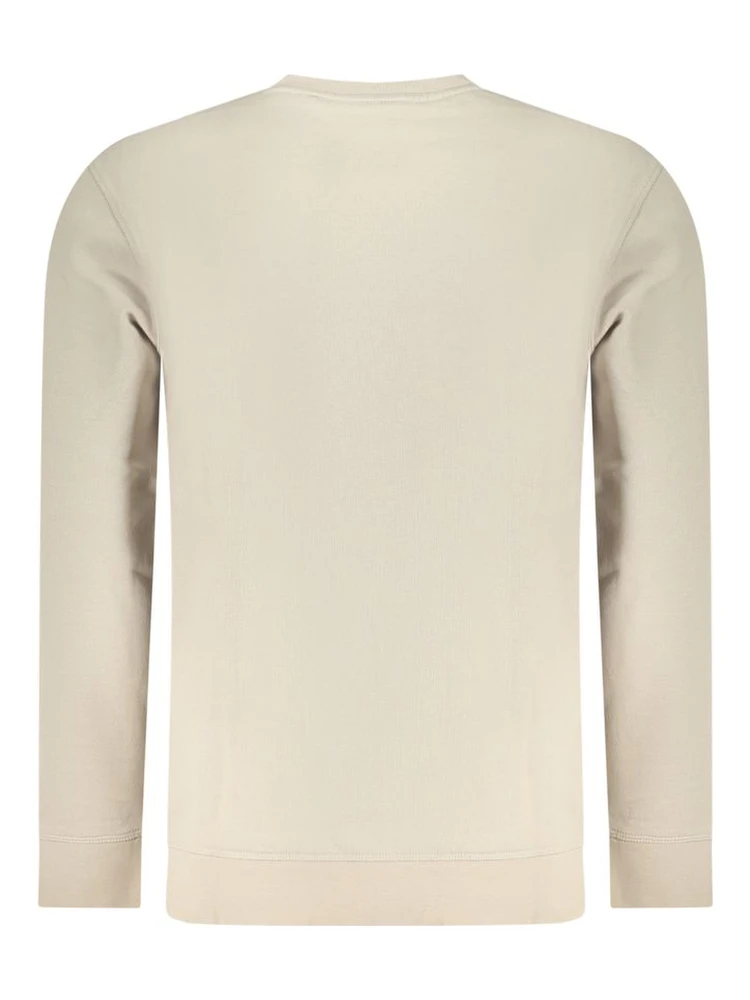 Beige Cotton Men Sweatshirt alternative