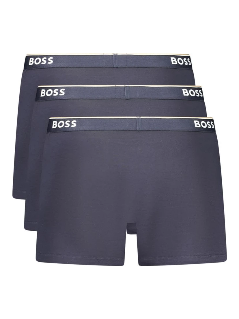 Blue Cotton Men Boxer Short