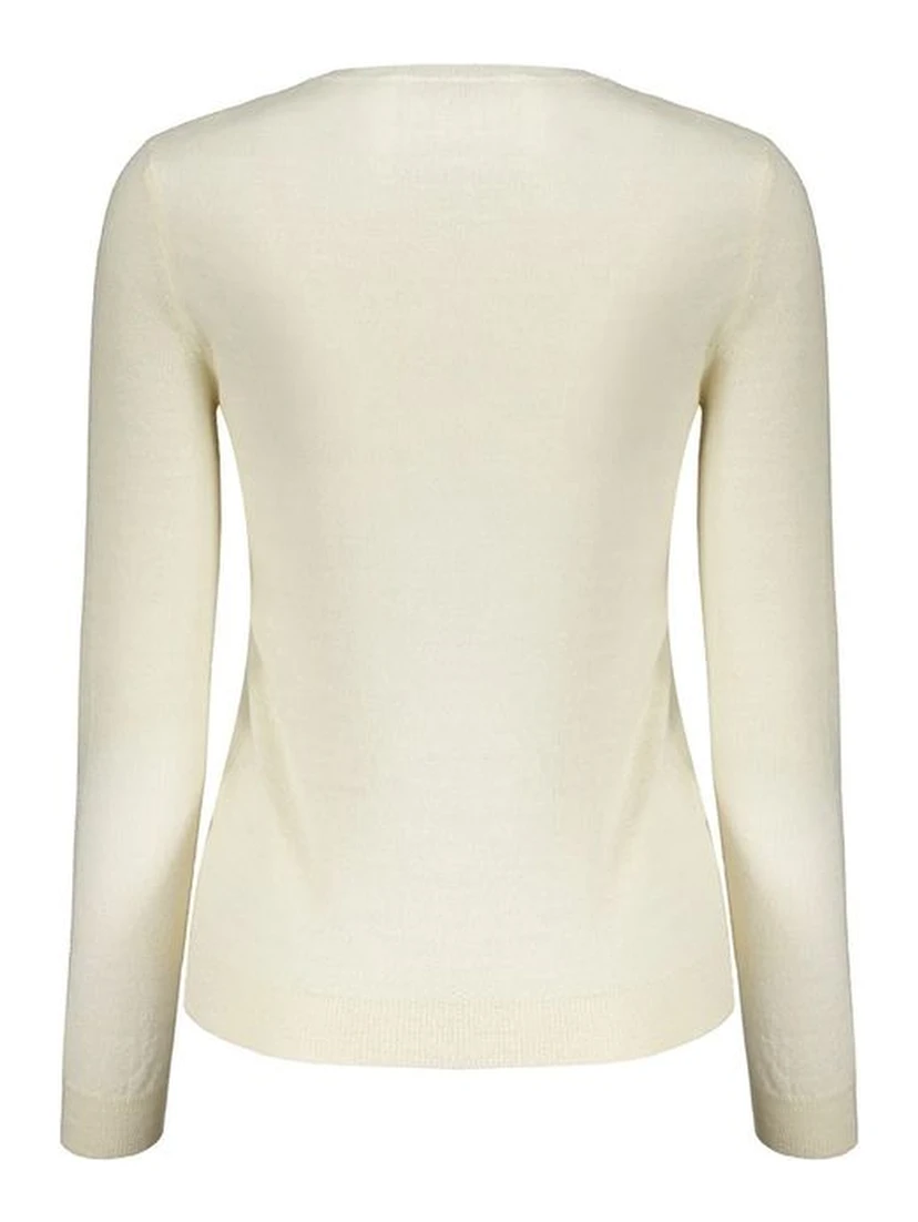 Beige Virgin Wool Sweatshirt