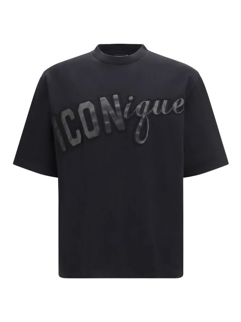 Black Cotton T-Shirt
