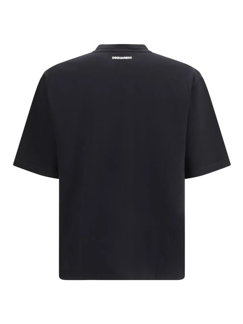 Black Cotton T-Shirt