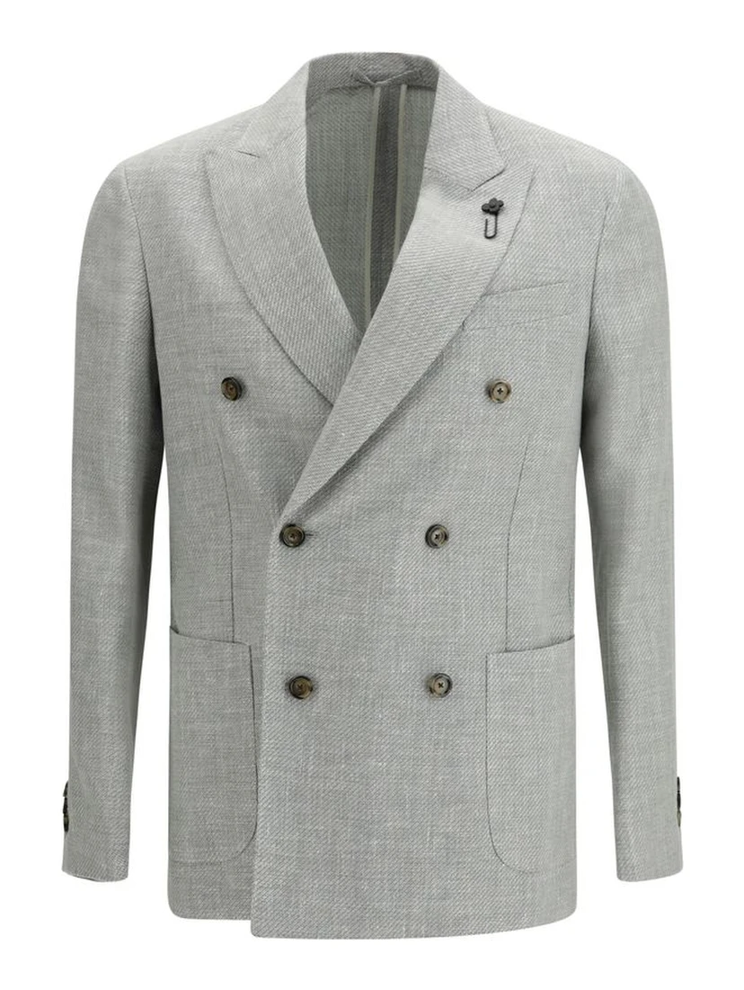 Bicolor Wool Blazer