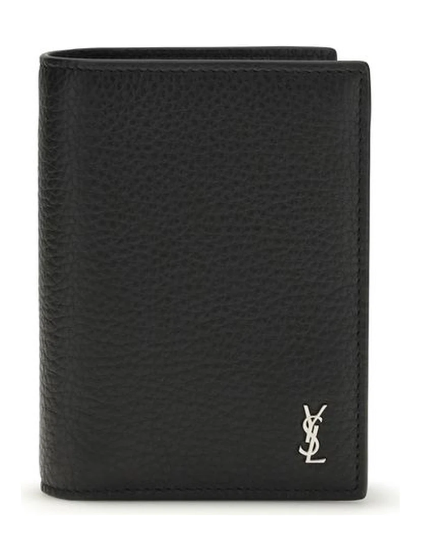 Black Calf Leather Bos Taurus Wallet