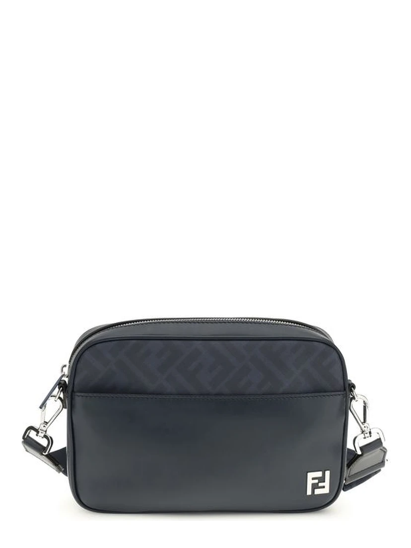 Blue Calf Leather Bos Taurus Shoulder Bag