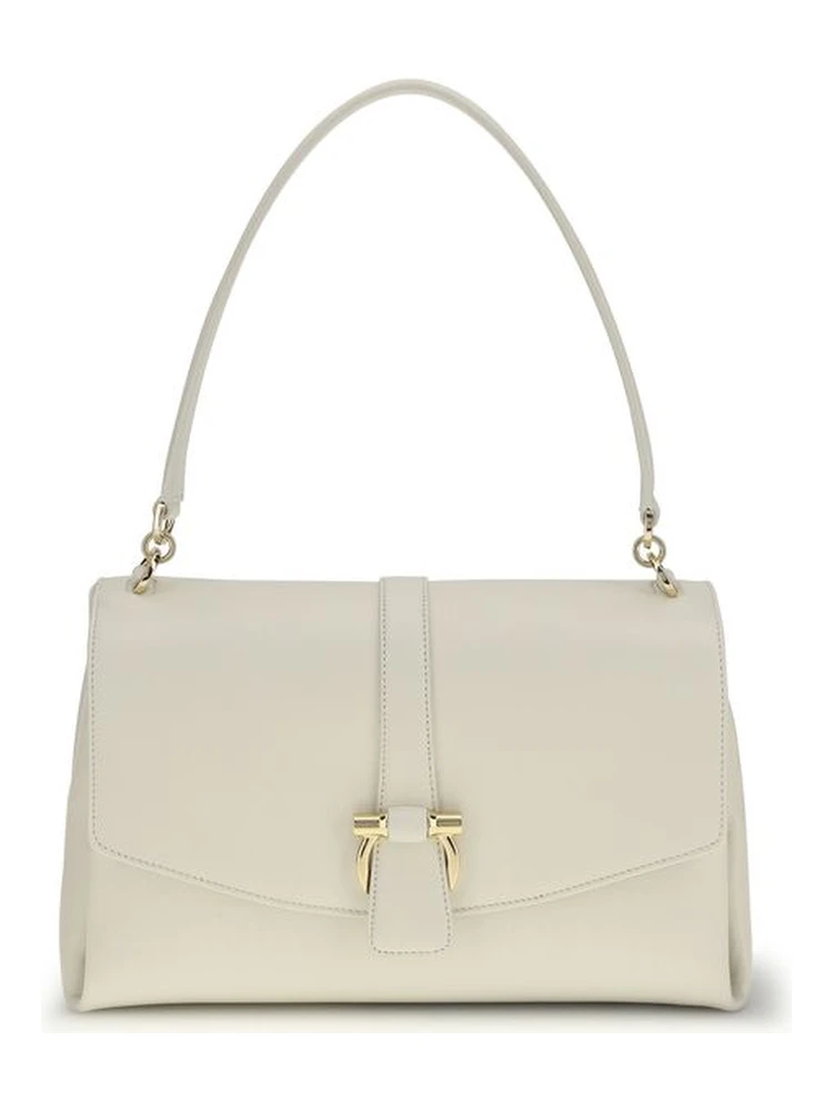 White Calf Leather Bos Taurus Shoulder Bag