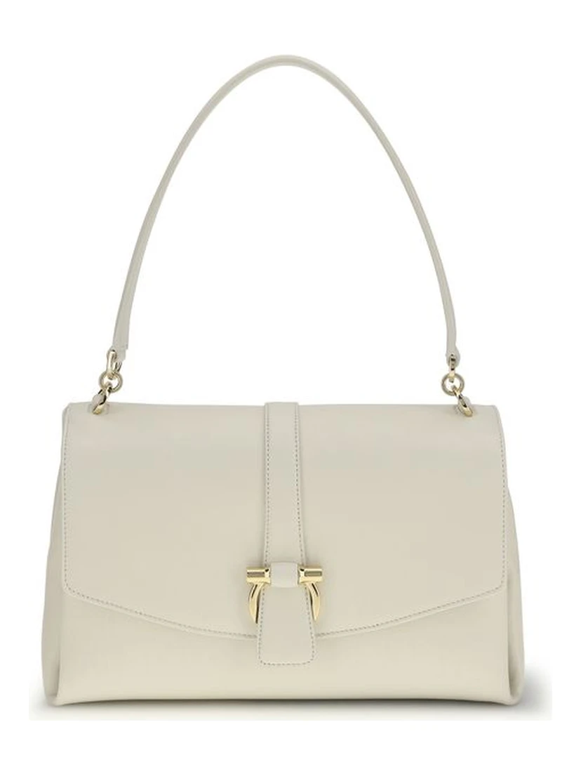 White Calf Leather Bos Taurus Shoulder Bag