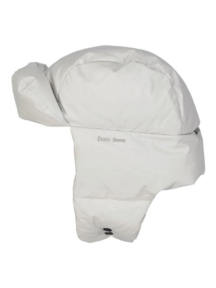 White Polyester Beanie