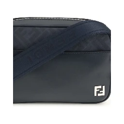 Blue Calf Leather Bos Taurus Shoulder Bag