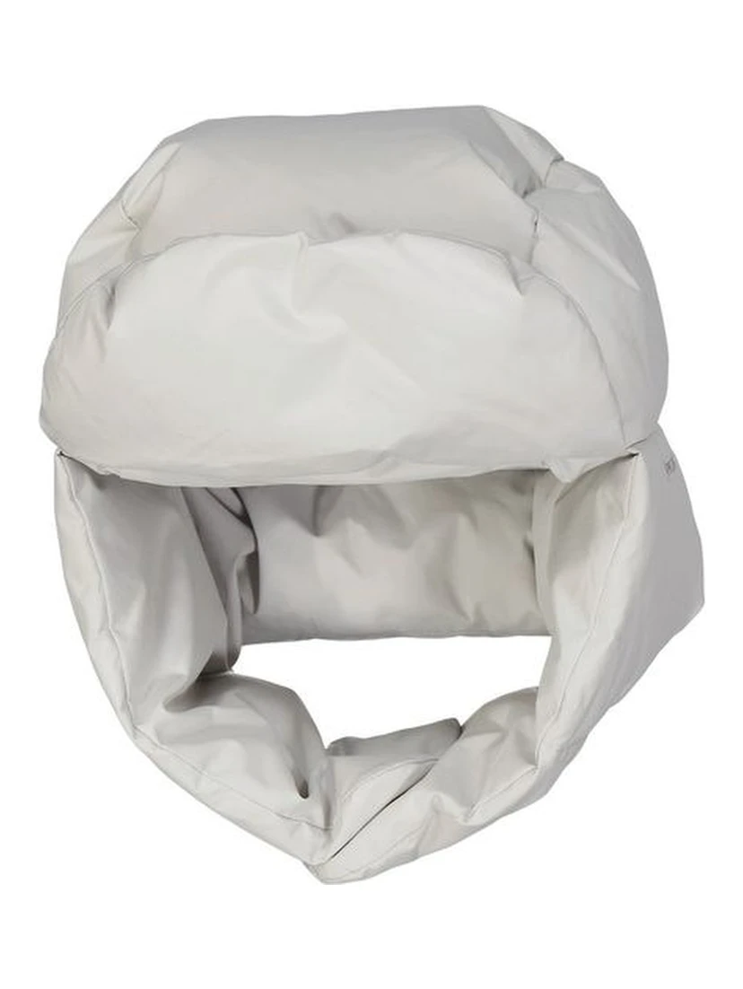 White Polyester Beanie