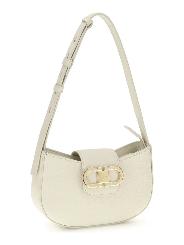 White Calf Leather Bos Taurus Shoulder Bag alternative