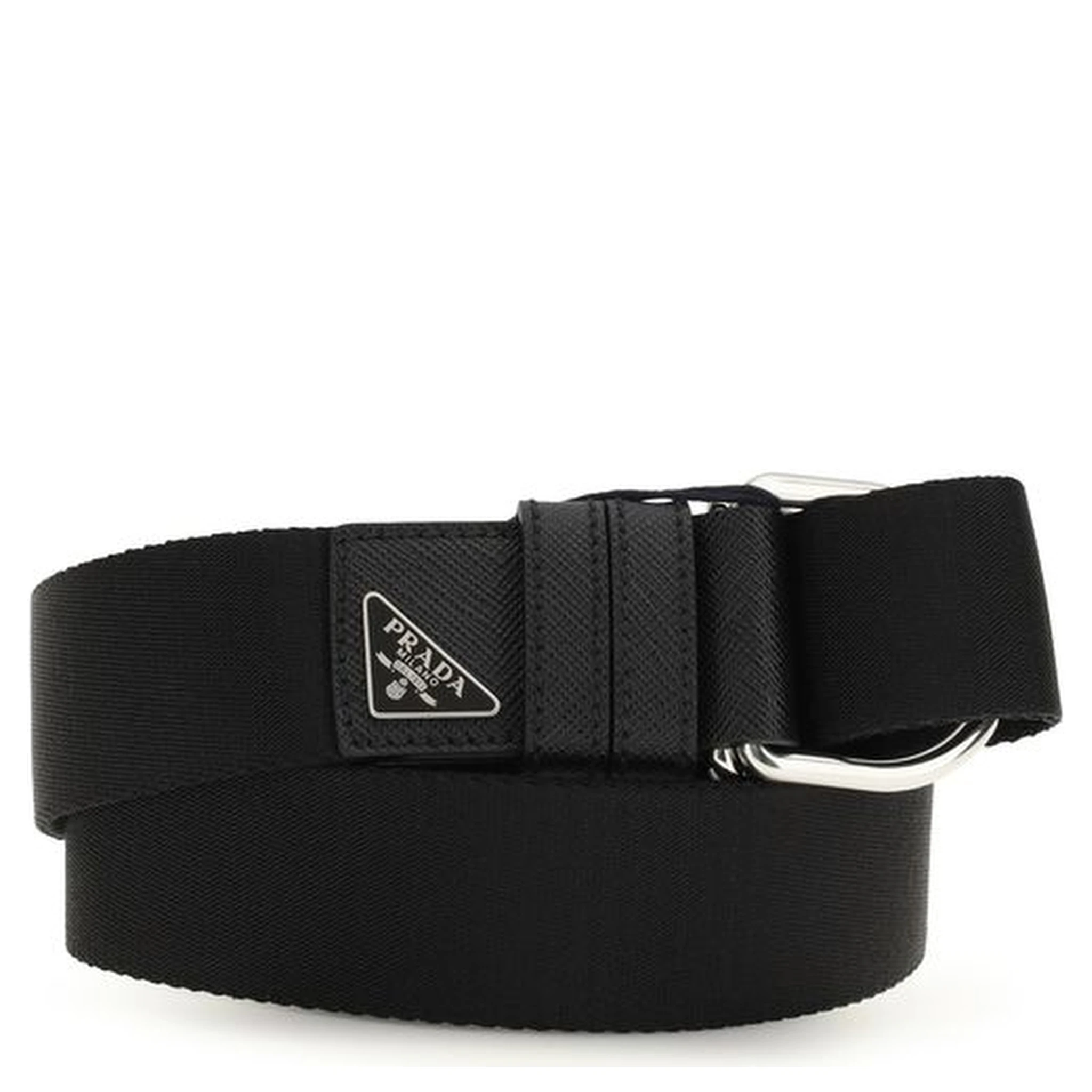 Black Nylon Regular Belt