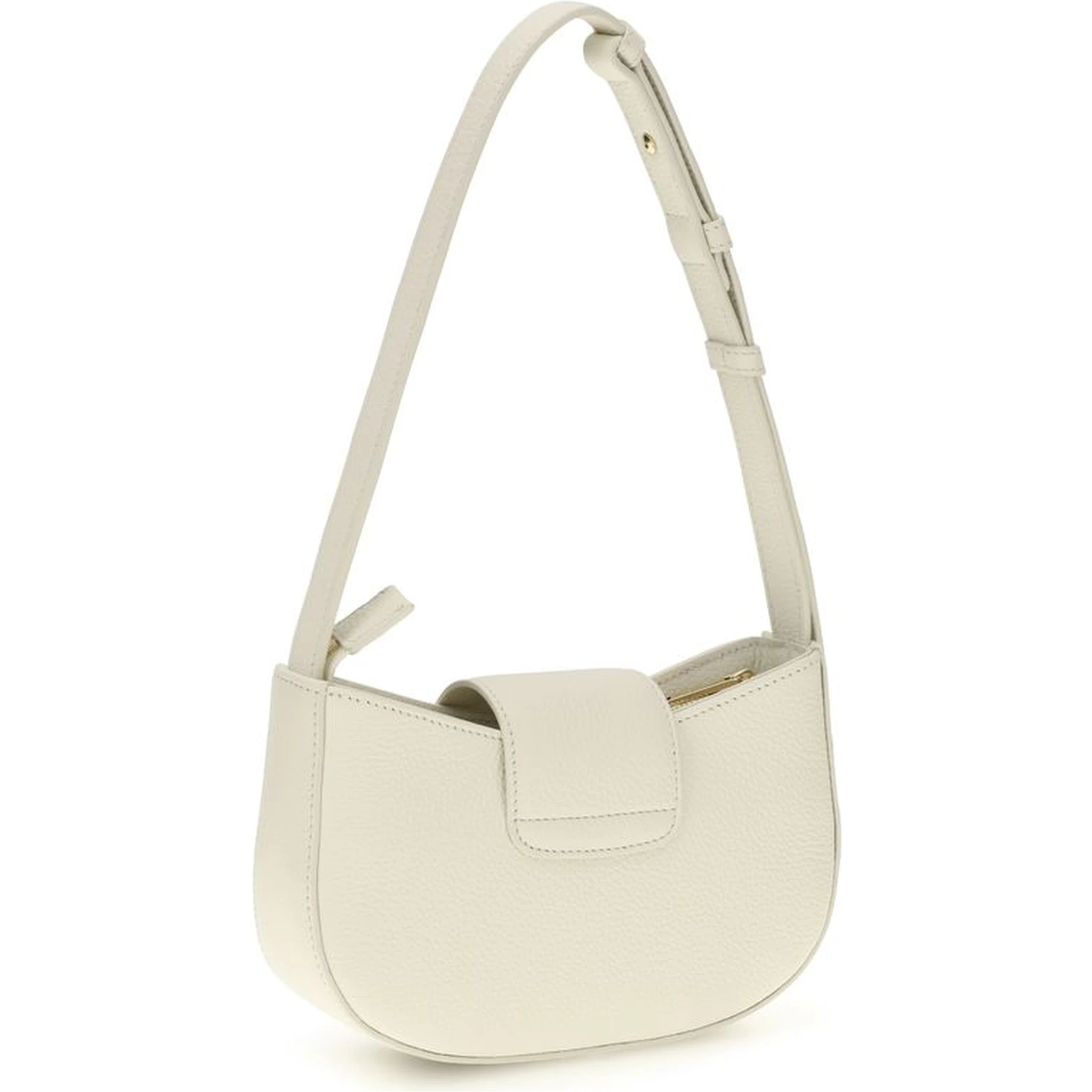 White Calf Leather Bos Taurus Shoulder Bag