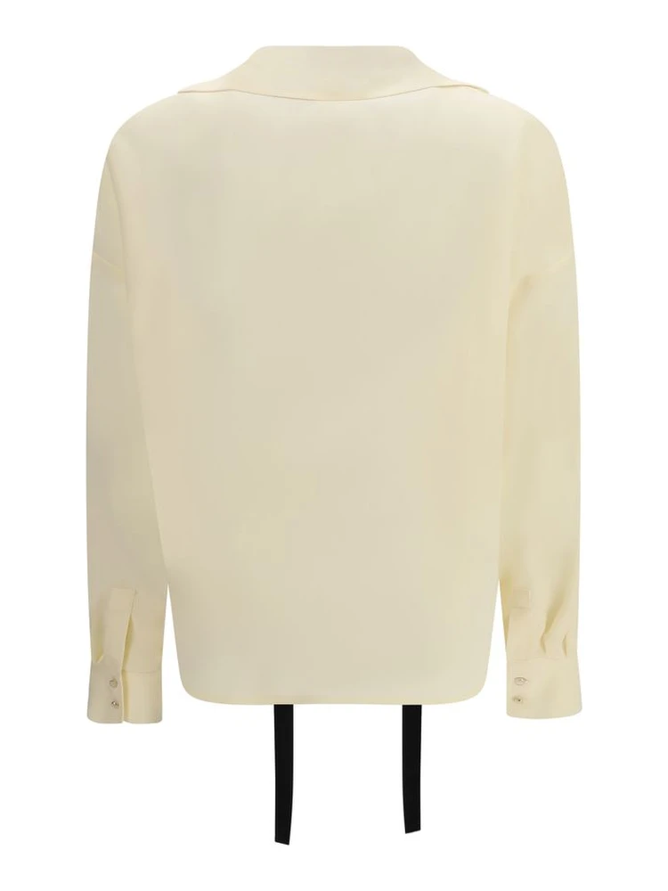 Beige Silk Blouse alternative