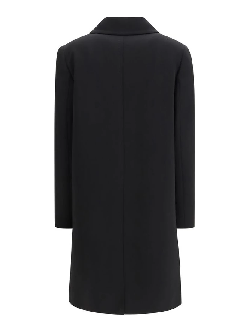 Black Triacetate Coat
