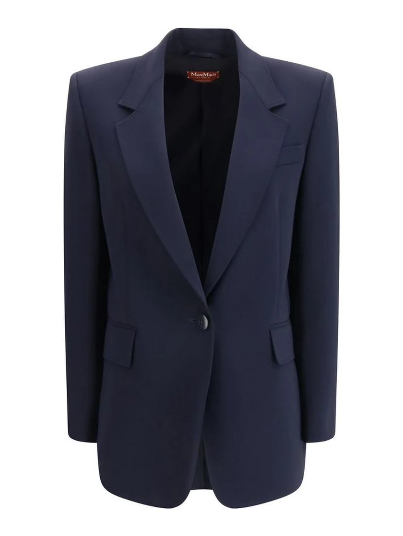 Blue Triacetate Blazer